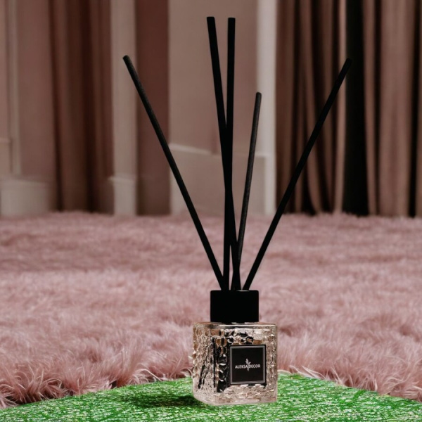 Аромадиффузор Pattern Cube с фибровыми палочками на 50 мл. / 500 ароматов только ДЛЯ ВАС